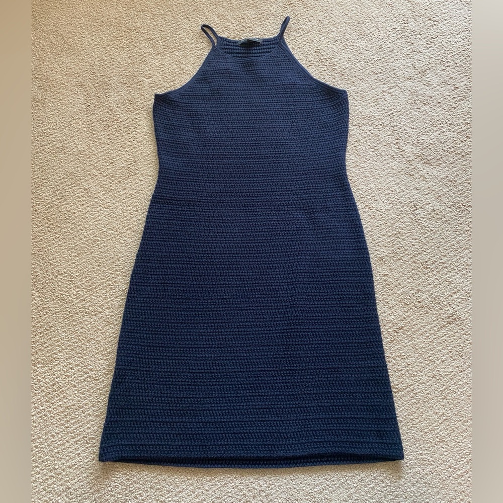 Banana Republic Navy Crochet Dress